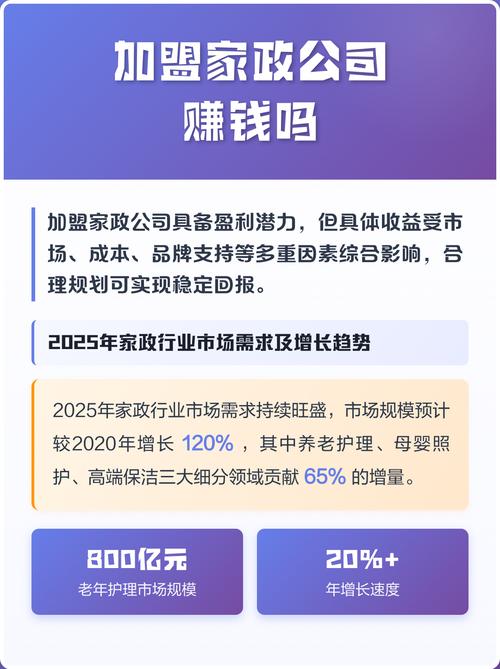 家政公司真的能赚钱吗？