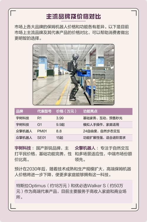 家政机器人最新价格表是多少？