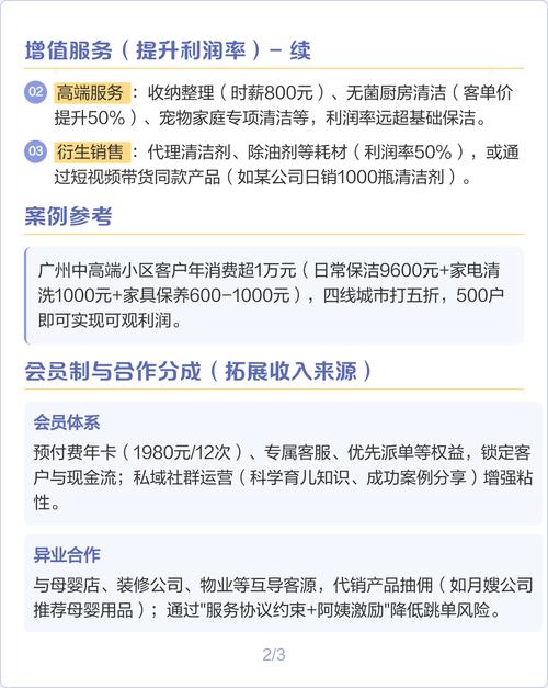 家政服务加盟店如何快速回本并盈利？